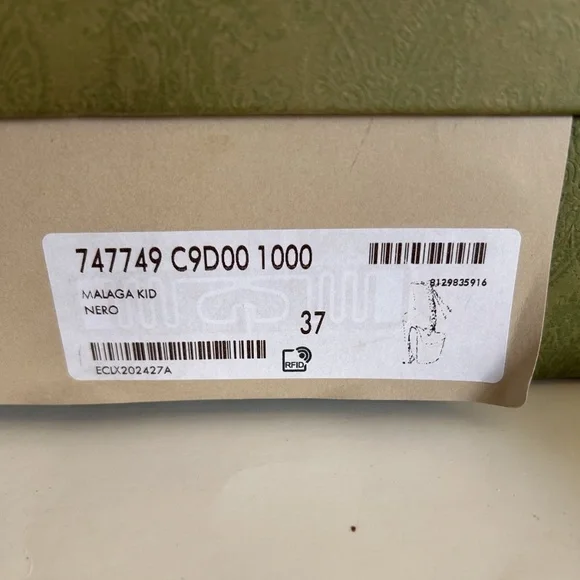 GUCCI Women's Black Leather Platform Ankle Zip Boots Size 7 NIB 747749 - Picture 14 of 14